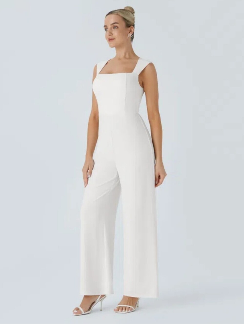 Halara NWTs Square Neck Sleeveless Jumpsuit - Picture 3 of 6